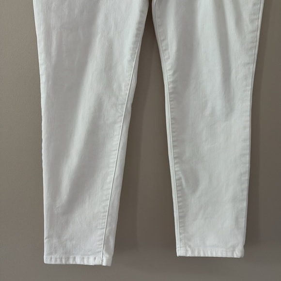 Wit & Wisdom Absolution Jeans High Rise Ankle Skimmer Optic White Denim Size 12 - Picture 5 of 15